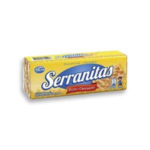 SERRANITAS GALLETITAS DE AGUA X 105 GR